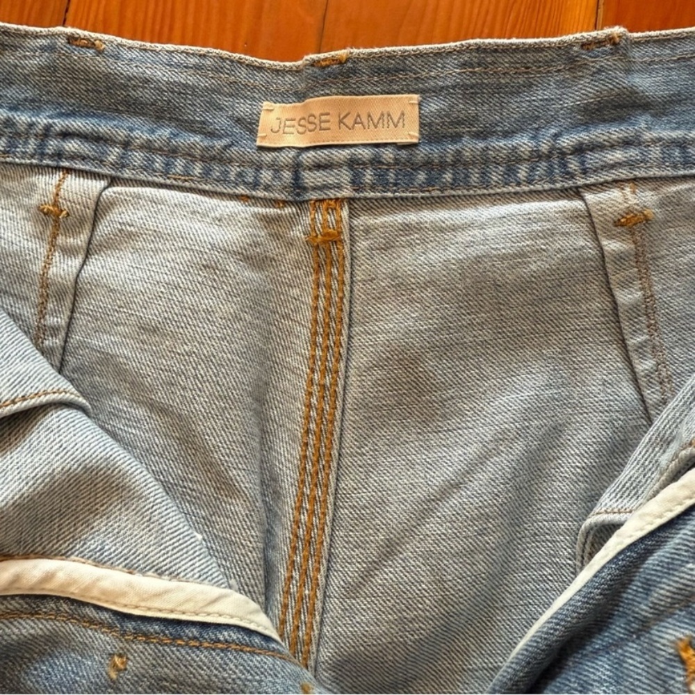 Jesse Kamm Light Blue Denim Sailor Pants - Picture 4 of 11